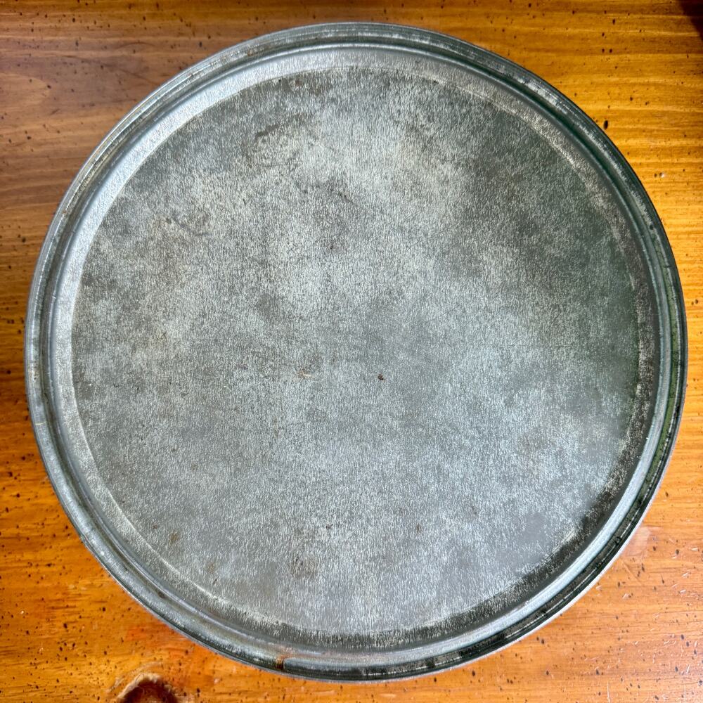 Vintage Butter Cookies Tin Round Biscuit Tin Kitchen Storage Danish Style Retro - Picture 7 of 9
